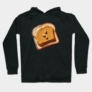 Peanut Butter Toast Kawaii Breakfast Yummy Since Vintage Sandwich Hoodie